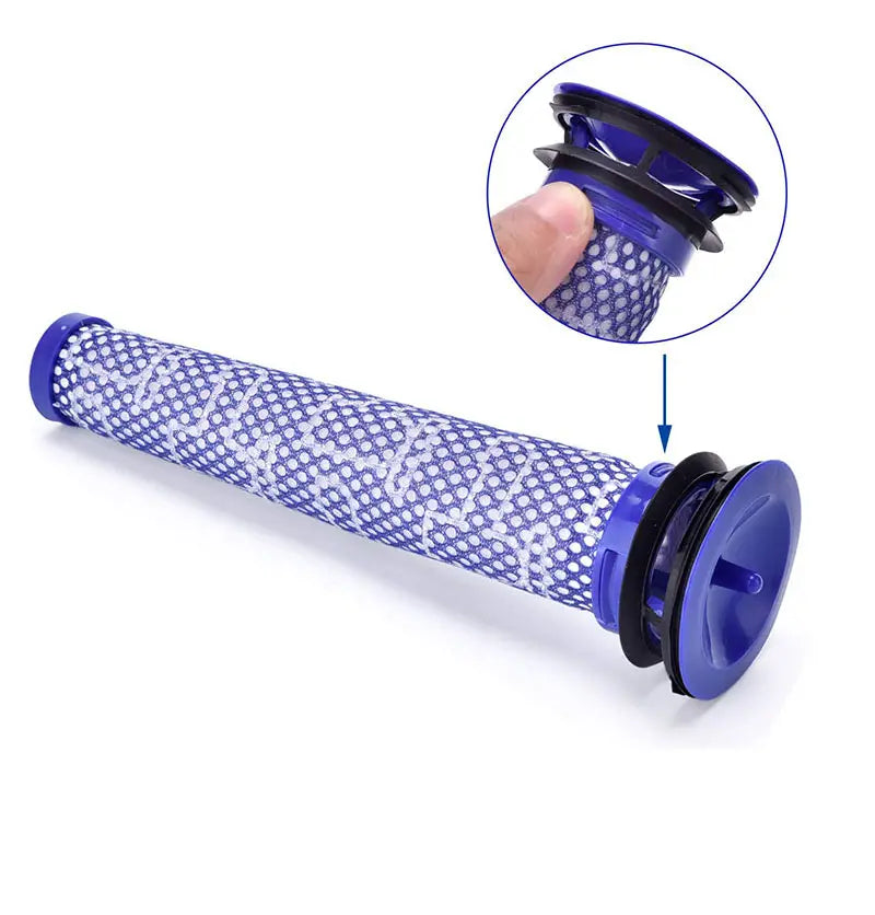 Dyson V7 V8 Vacuum Pre-Filter & HEPA Post-Filter Set