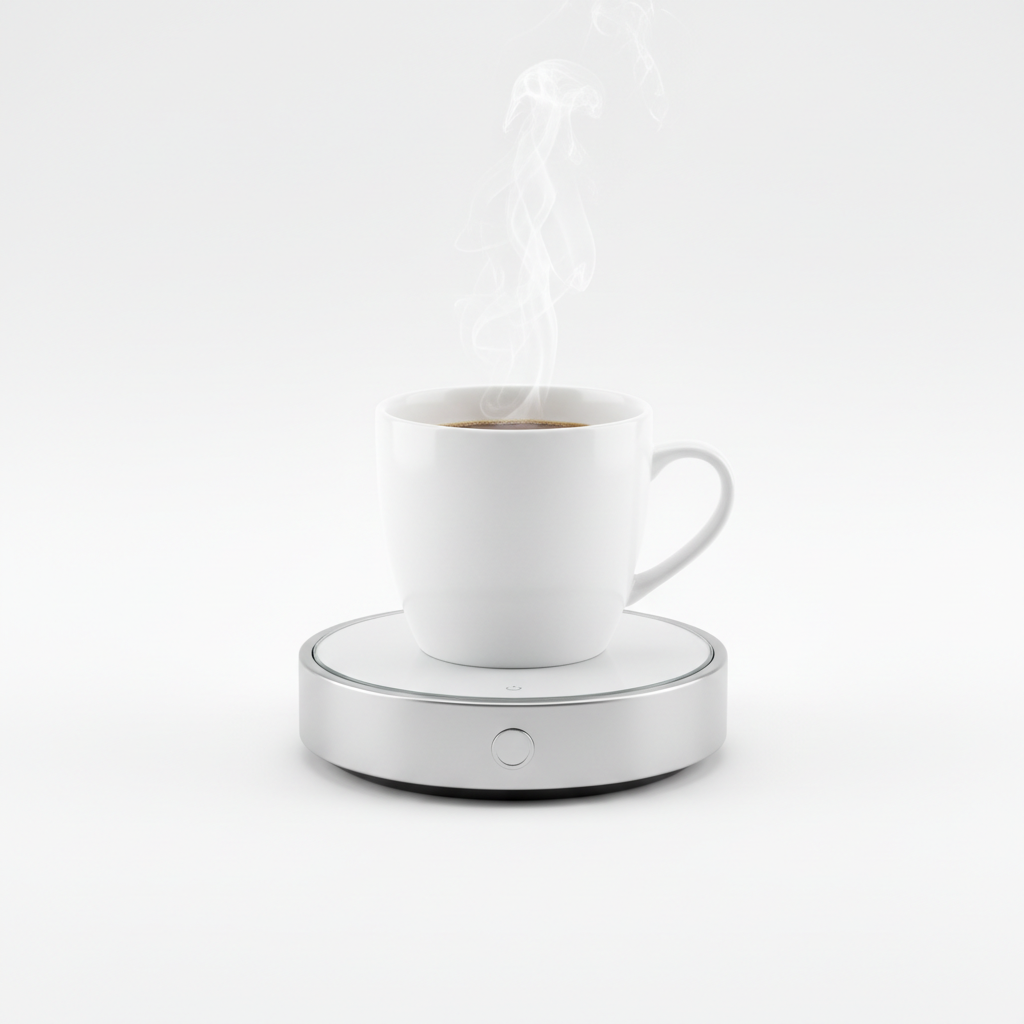 Coffee Mug Warmer – Bright White Studio