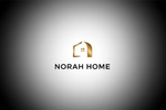 Norah Home Logo - White to Black Gradient