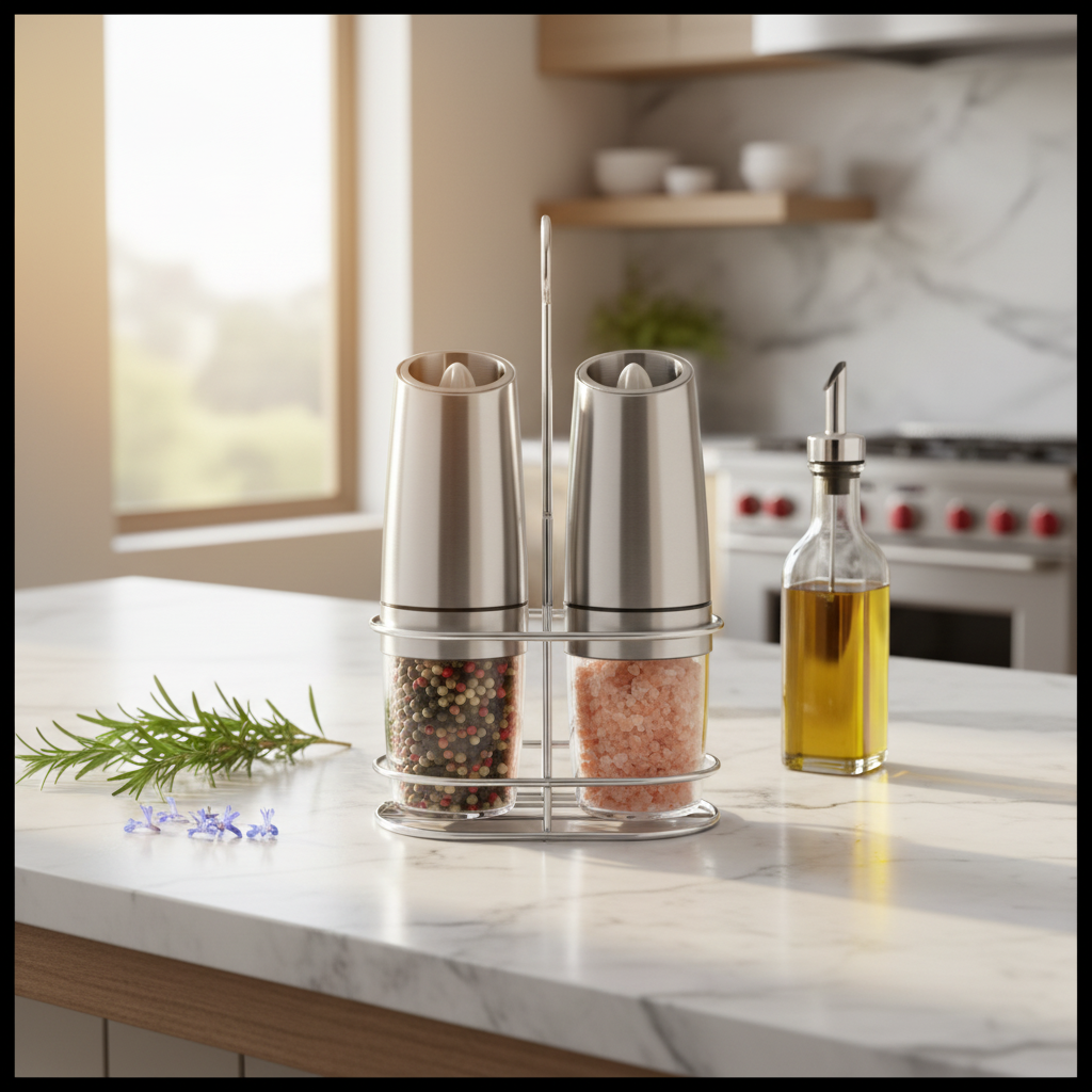 Silver - Marble Kitchen